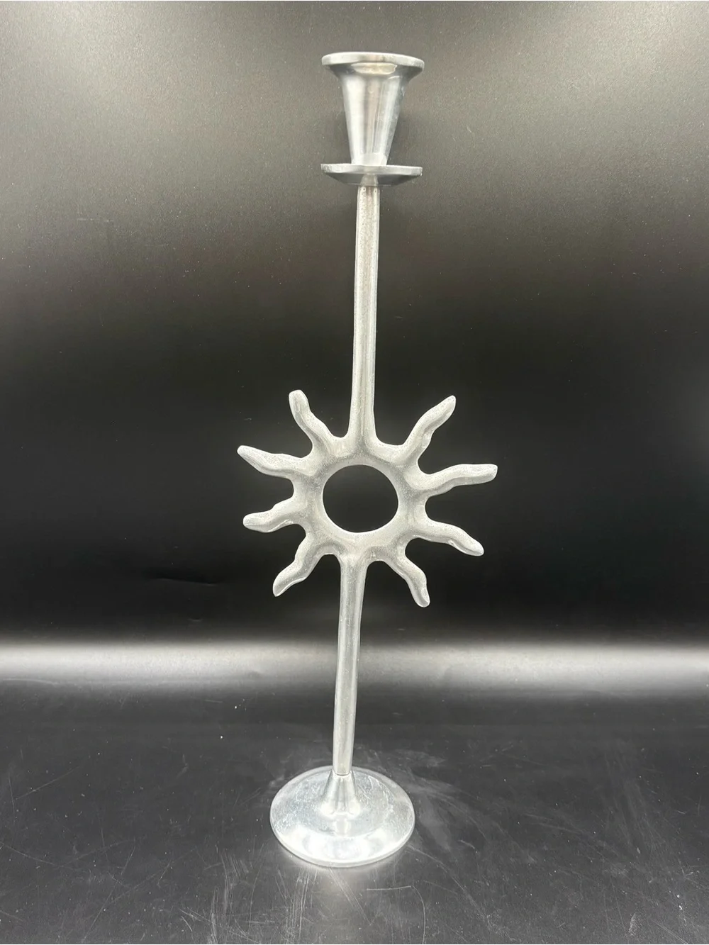 Vintage Soler Arumi Hecho En Mexico Celestial Candlestick Holder Sun Moon Star